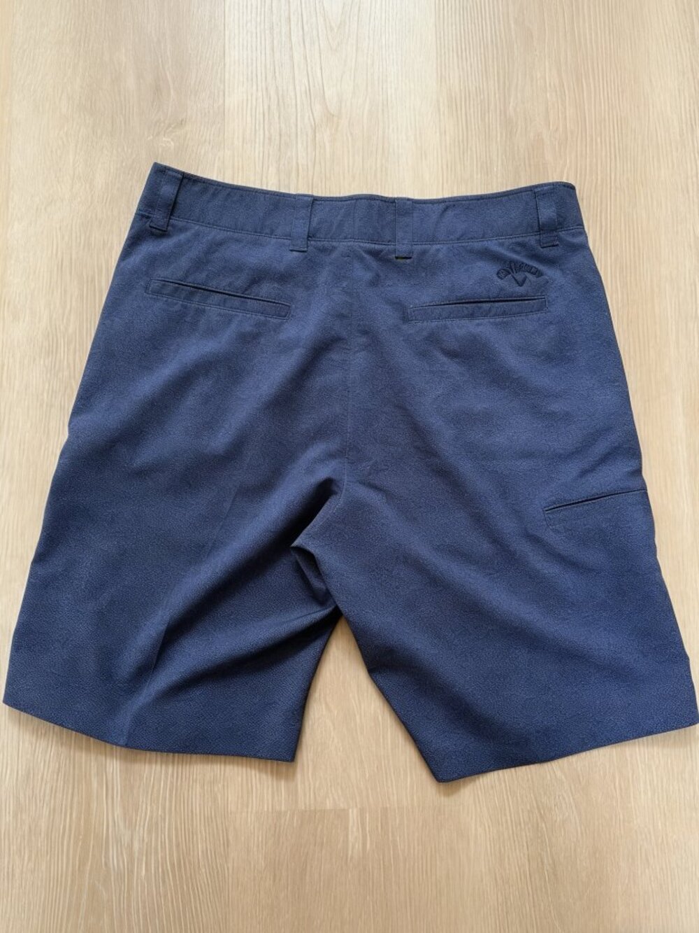 Callaway Shorts Performance Men's 34 Blue Golf Polyester Elastane